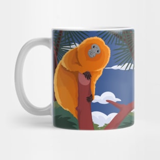 Howler Monkey Wildlife Mug